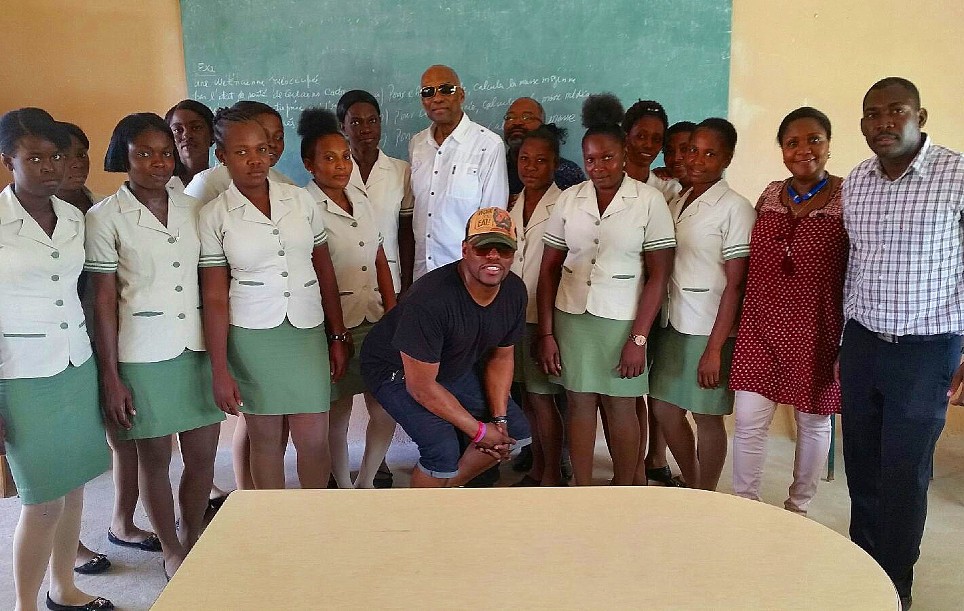 Dewry DuRoi on Haiti Missions Trip